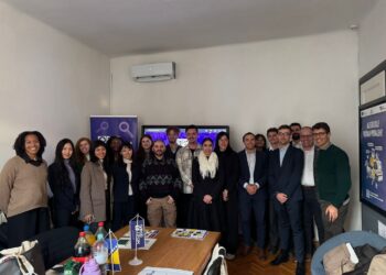Students from Johns Hopkins University and the University of Bologna Visit the “Pod lupom” Coalition