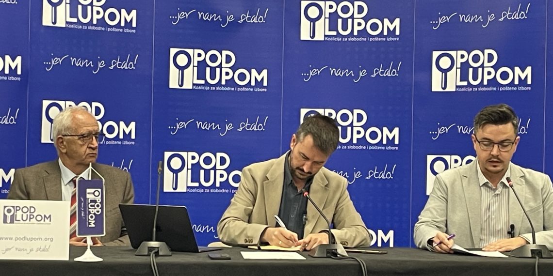Pod lupom: Civic Observers Granted Unhindered Access at Almost All Polling Stations – the Coalition Presents First Oversights and Irregularities at Press Conference