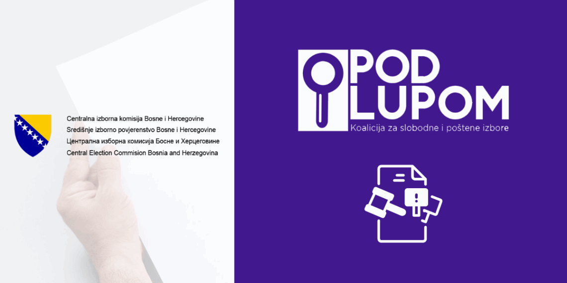 U aprilu 60 000 KM dodatnih sankcija za 4 političke stranke i 3 kandidata