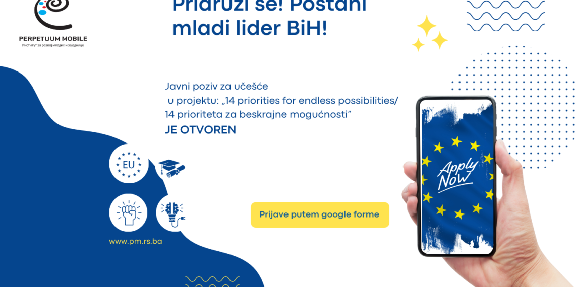 Prepetuum Mobile: „Javni poziv za učešće u projektu: „14 priorities for endless possibilities/14 prioriteta za beskrajne mogućnosti”